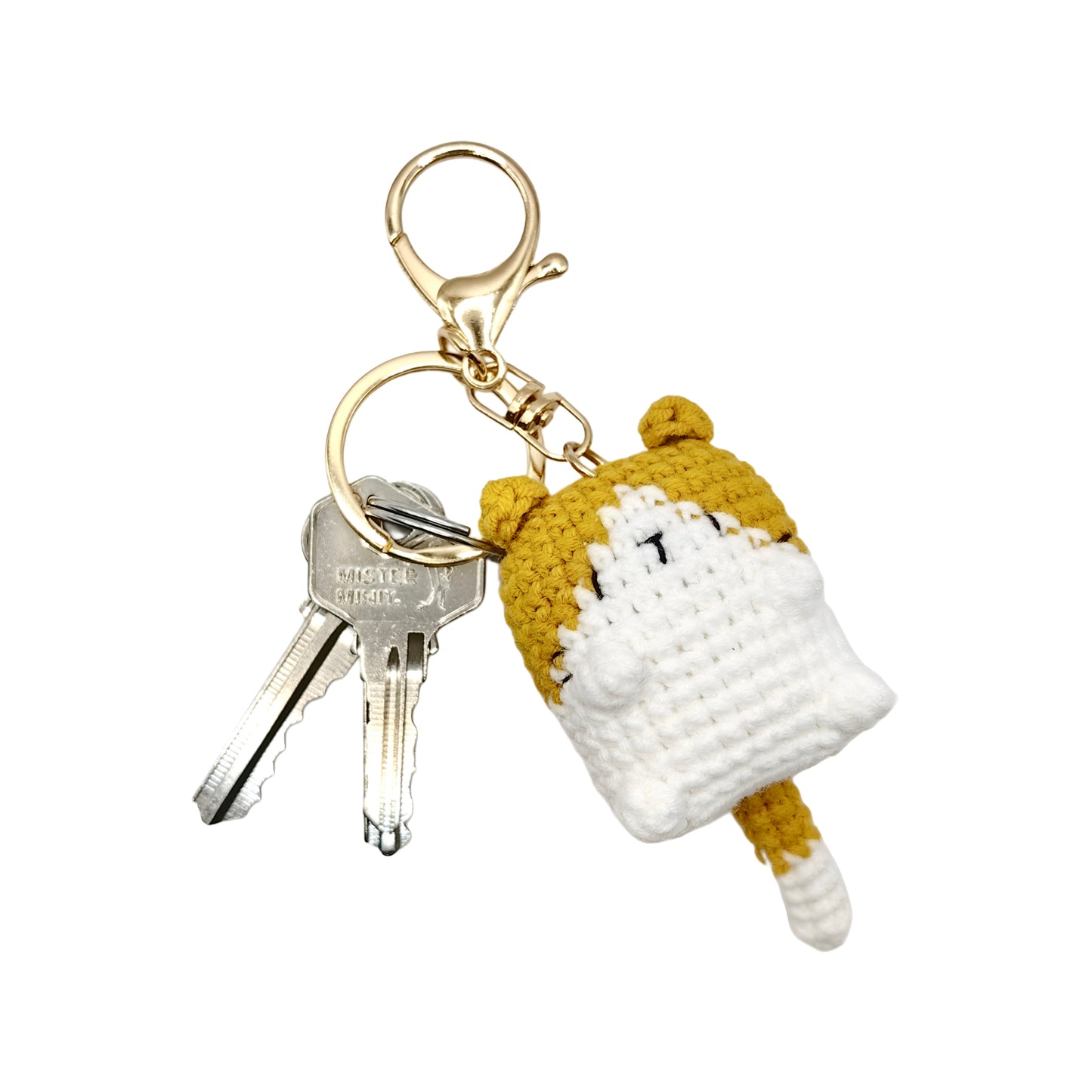 Crochet|Keyring Cat