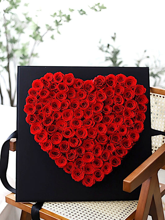99 Real Flower|Everlasting Rose - Red