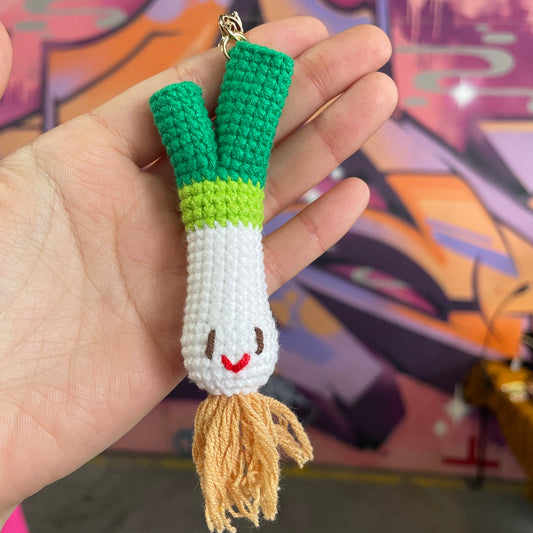 Crochet |Spring Onion Keyring