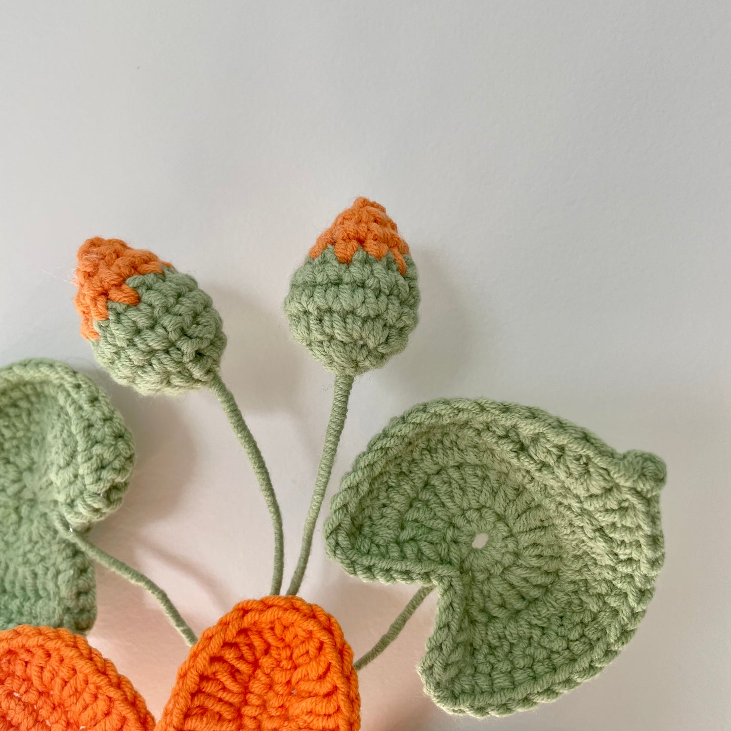Crochet|Tung Tree Flower - Orange
