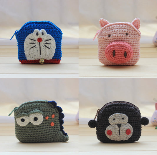 Crochet|Coin & card pouch