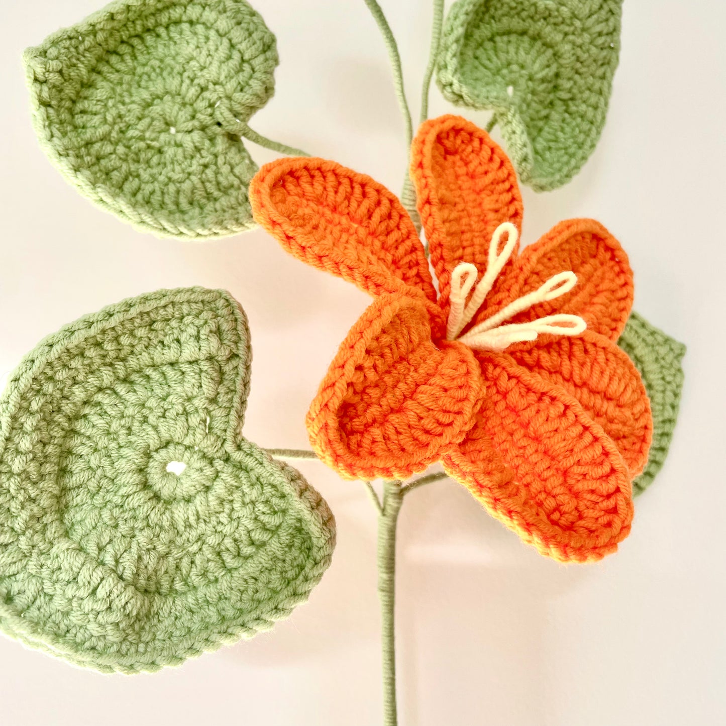 Crochet｜Tung Tree Flower - Orange