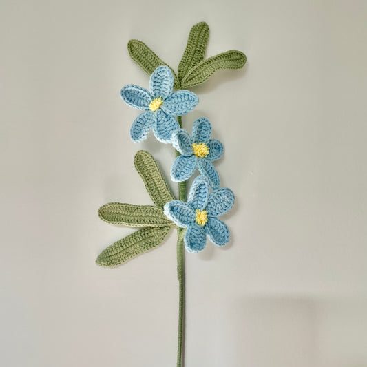Crochet|Chinese Star Jasmine - Blue