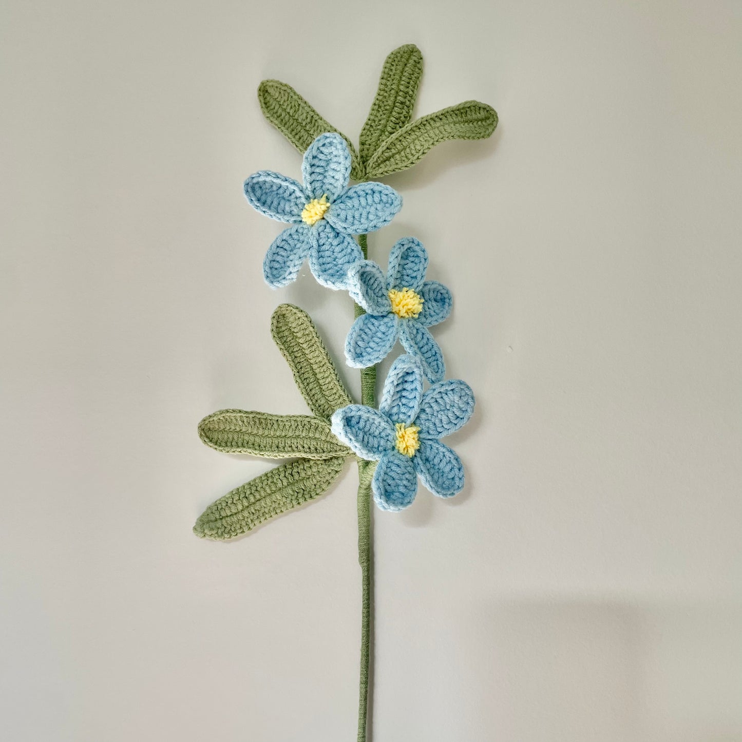 Crochet｜Chinese Star Jasmine - Blue