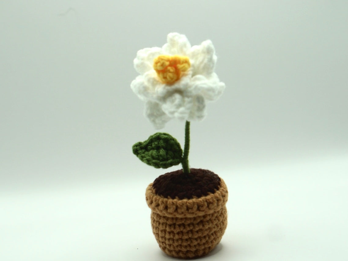 Crochet | Potted Gardenia