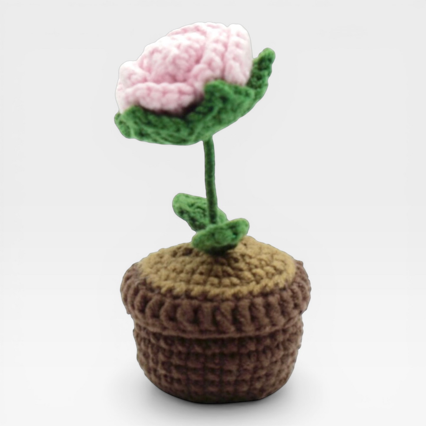 Crochet | Potted Little Pink Rose