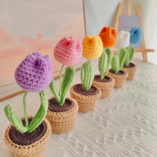 Crochet | Potted Tulip
